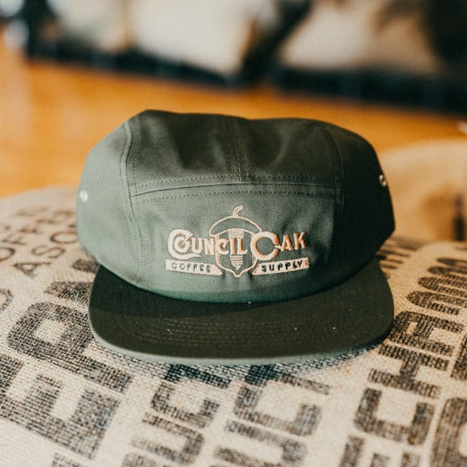 5 Panel Cap - Army Green