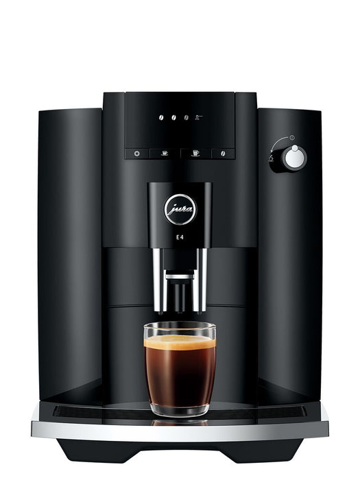 Jura E4 Super Automatic Espresso Machine - Piano Black