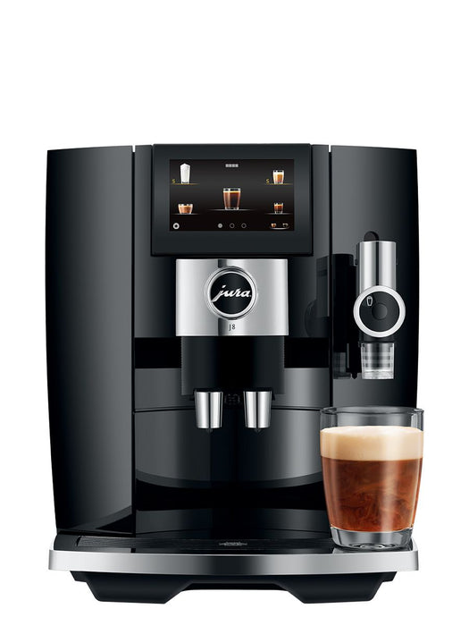 Jura J8 Super Automatic Espresso Machine - Piano Black