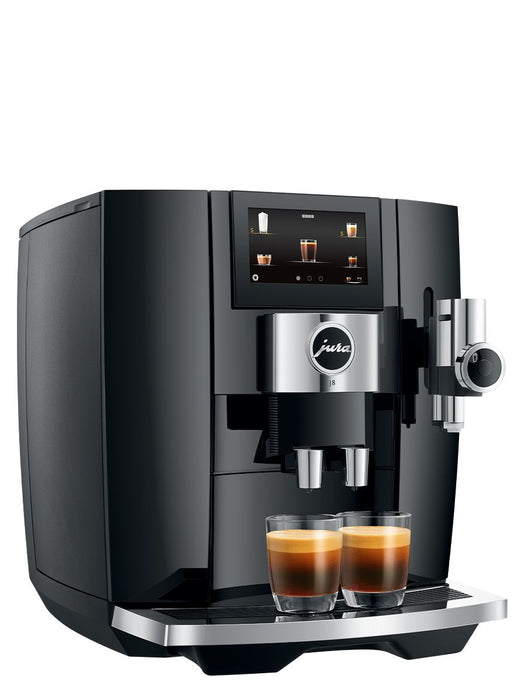 Jura J8 Super Automatic Espresso Machine - Piano Black