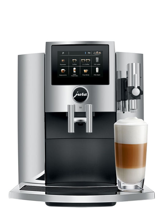 Jura S8 Super Automatic Espresso Machine - Chrome