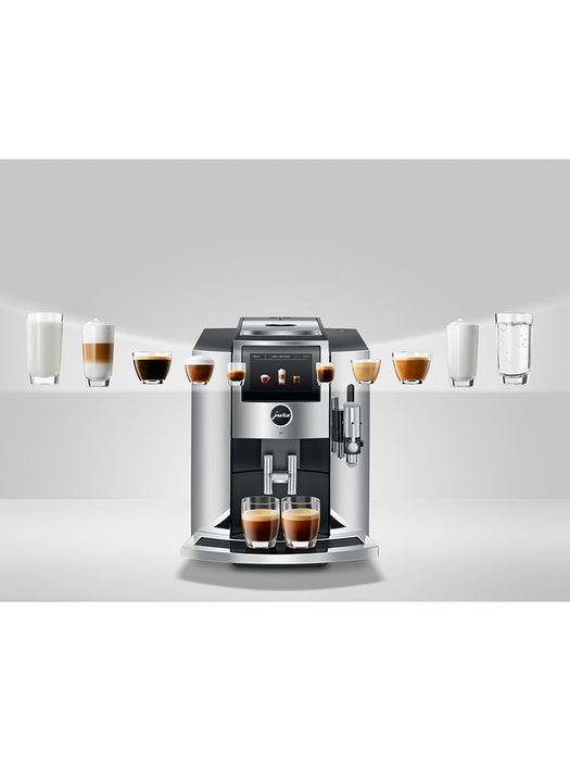 Jura S8 Super Automatic Espresso Machine - Chrome