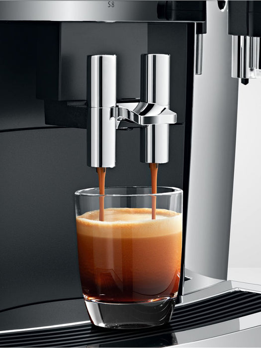 Jura S8 Super Automatic Espresso Machine - Chrome