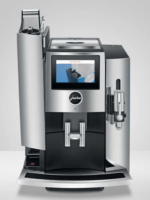 Jura S8 Super Automatic Espresso Machine - Chrome